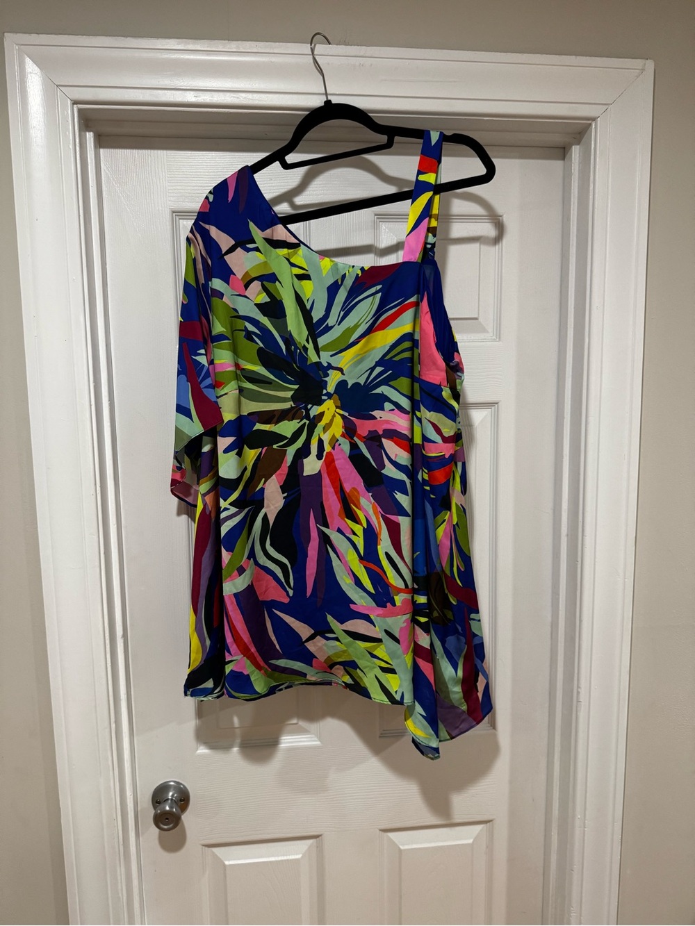Gibson Latimer Blue and Pink Printed Top